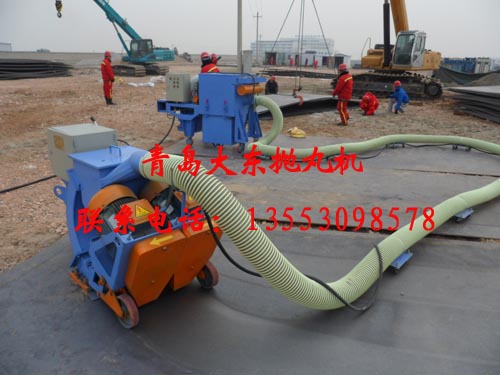 供應(yīng)用于路面拋丸的鋼橋面清理路面拋丸機(jī)