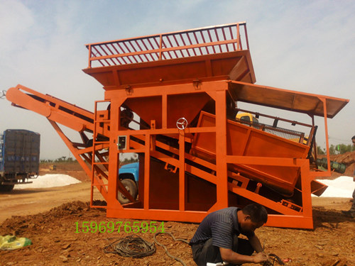 供應(yīng)市南區(qū)工地篩沙機滾筒篩沙機沙場篩沙機