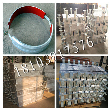 供應鉆井平臺陰極保護鋁合金犧牲陽極