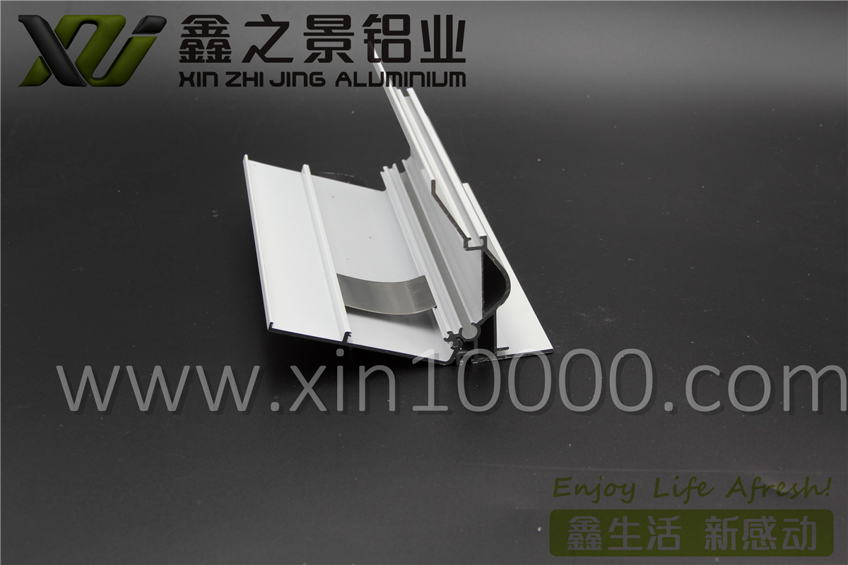 供應用于燈箱的10公分無邊側開拉布燈箱鋁材