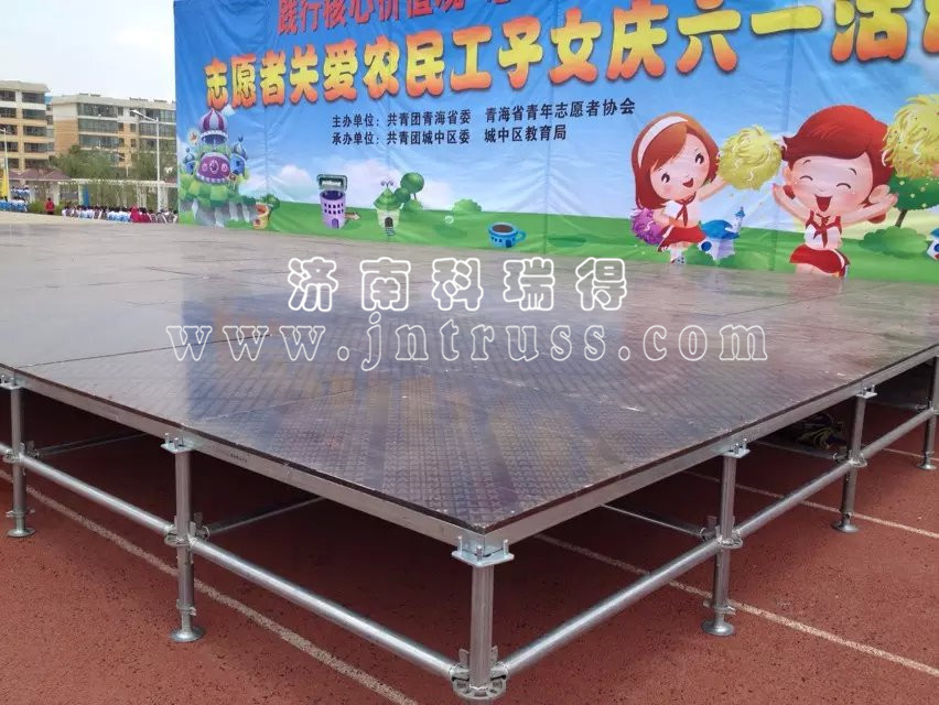 供應(yīng)上車雷亞架鋼鐵舞臺 車展用舞臺