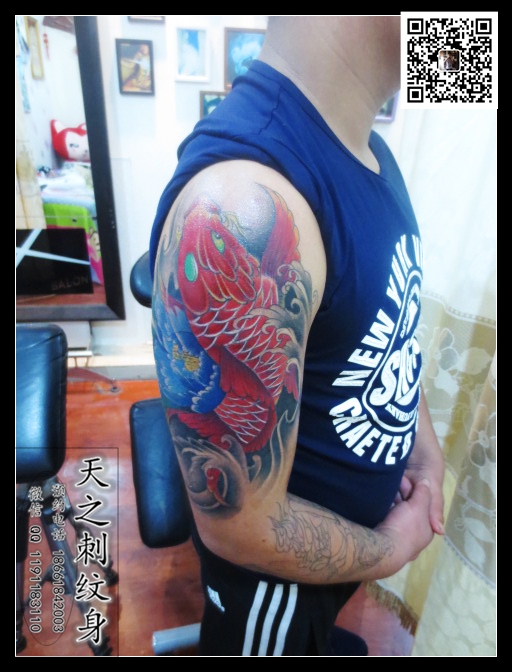 供應(yīng)用于青島紋身，魚紋身圖案大全，紋身圖案大全