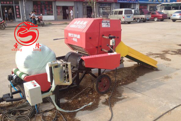 供應(yīng)青儲(chǔ)打捆包膜一體機(jī)全自動(dòng)青儲(chǔ)機(jī)操作視頻