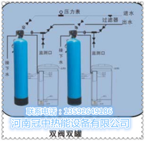 供應(yīng)3噸樹脂離子交換軟水器，優(yōu)質(zhì)鍋爐軟水器
