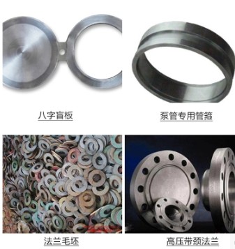 供應(yīng)用于化工的五金管件 法蘭毛胚 高壓帶頸法蘭
