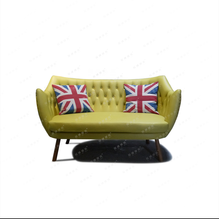 供應上海黃浦區(qū)西餐廳雙人沙發(fā) 咖啡廳單人雙人沙發(fā)（實木沙發(fā)）廠家直銷 雙人沙發(fā) 咖啡廳酒吧皮藝沙發(fā)