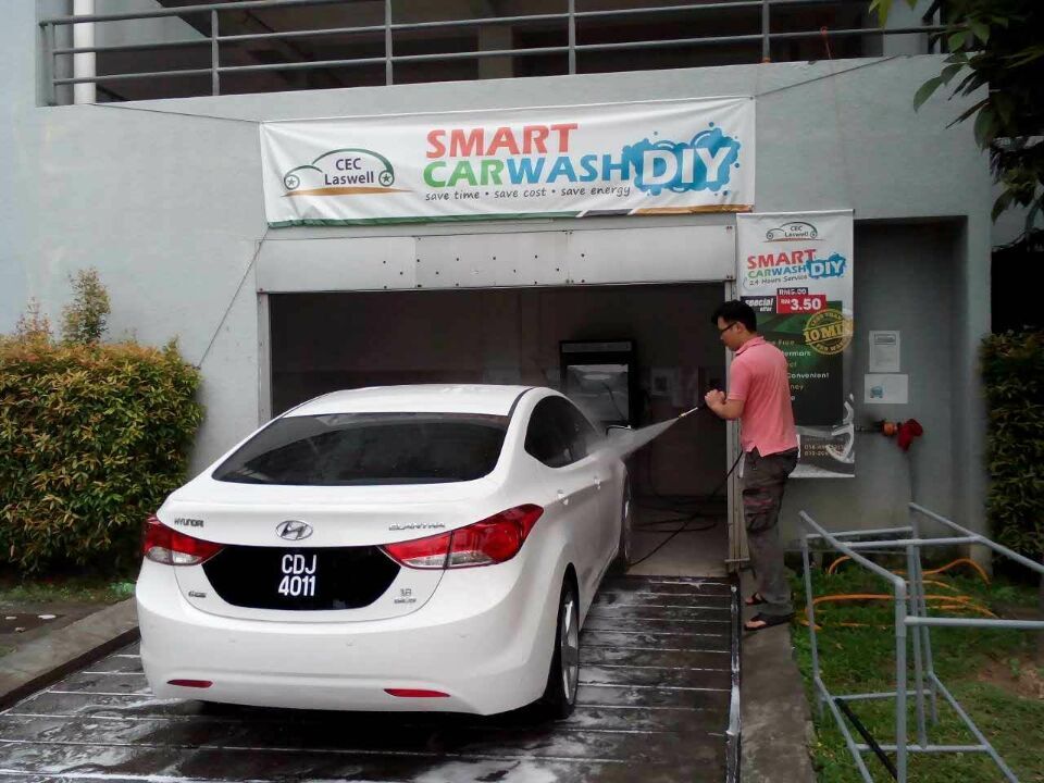 供應用于環(huán)保洗車的馬來西亞自助洗車機|車易潔