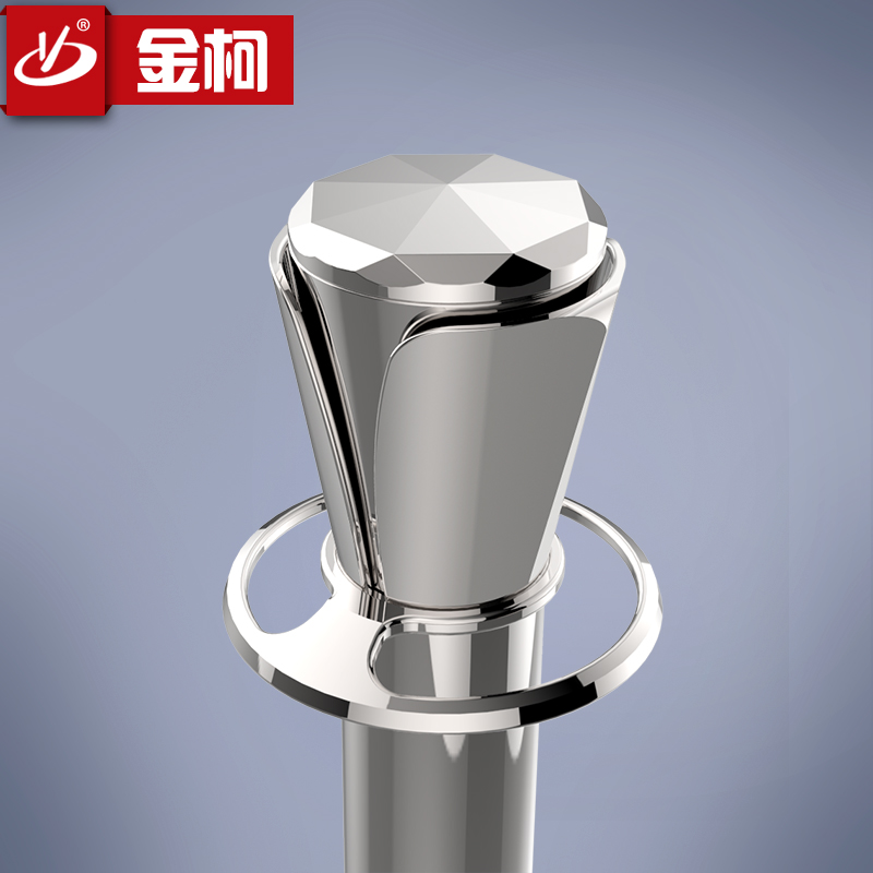 浙江金柯不銹鋼隔離欄掛繩禮賓柱 商場安全圍欄批發(fā)