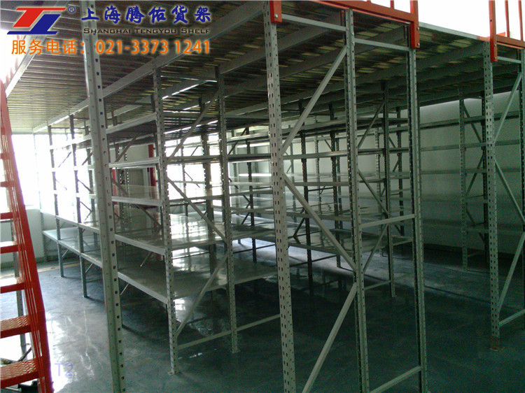 供應(yīng)閣樓貨架，上海南匯閣樓貨架廠家免費設(shè)計閣樓式貨架