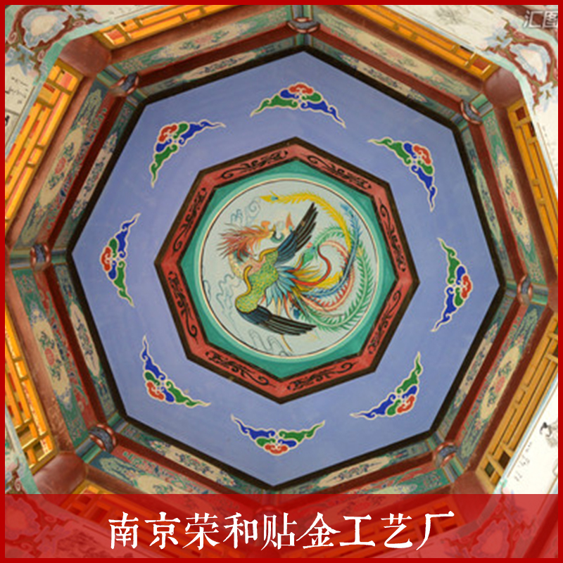 貼金工程案例 彩繪貼金工程案例 四大天王佛像 彩繪貼金四大金剛