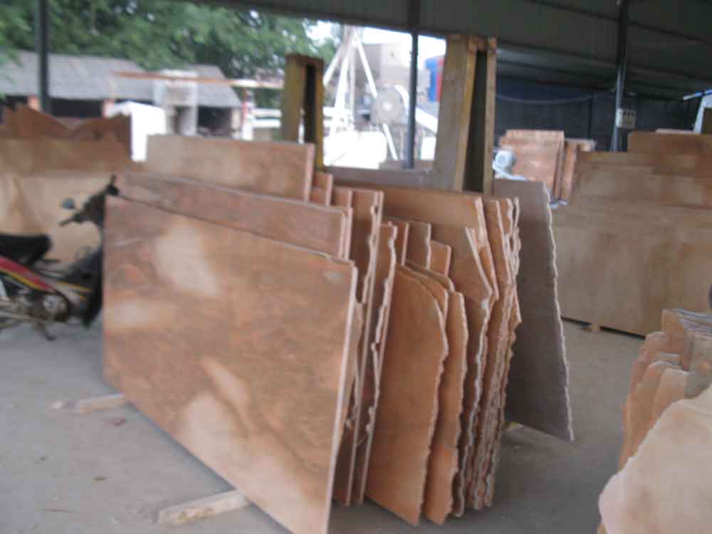 供應(yīng)晚霞紅天然大理石板材