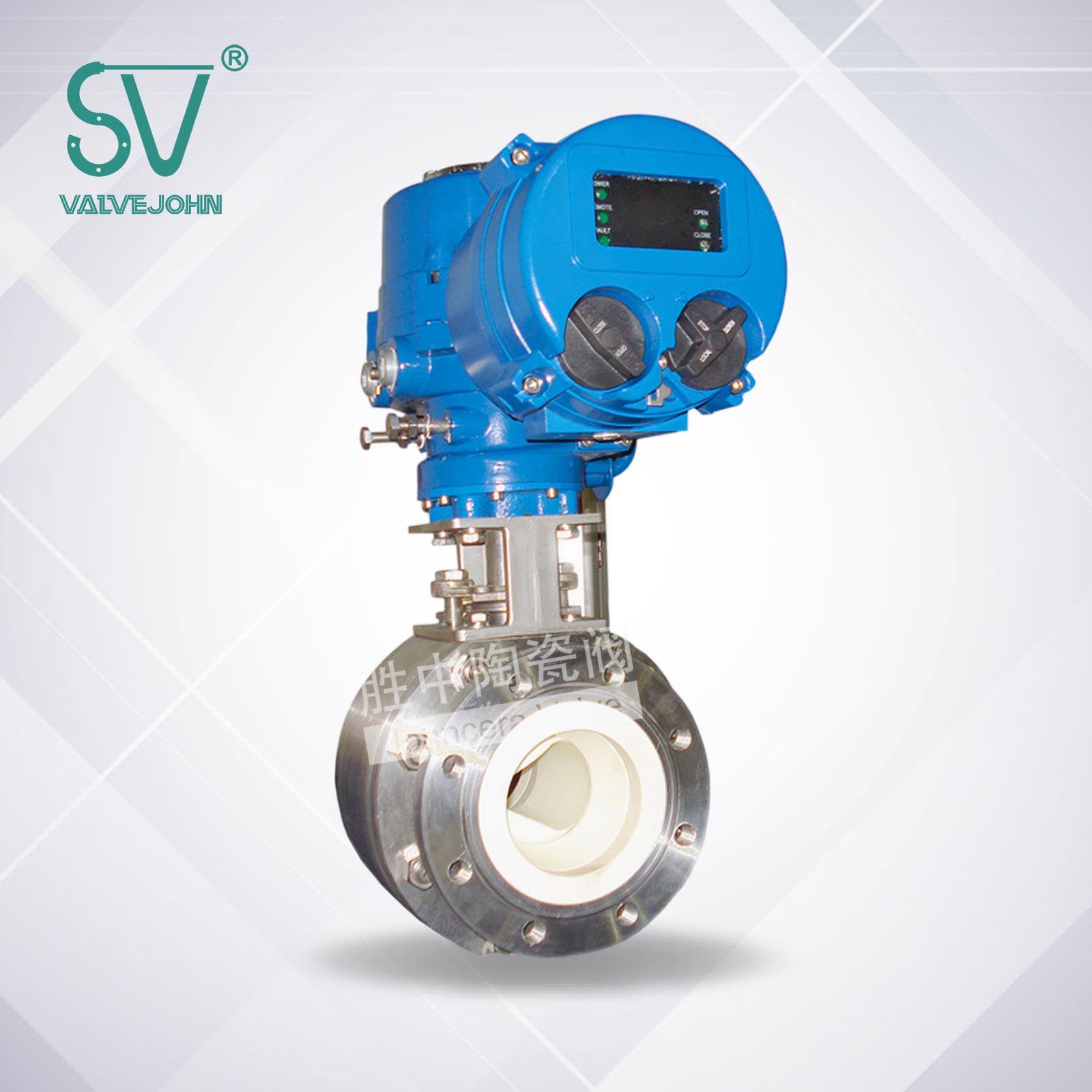 供應(yīng)FCQ-V型  全襯陶瓷球閥