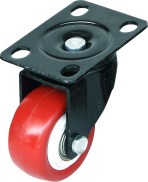 2寸小金剛螺桿PU剎車輪  2寸小金剛螺桿PU剎車輪腳輪 萬向輪金鉆輪廠家