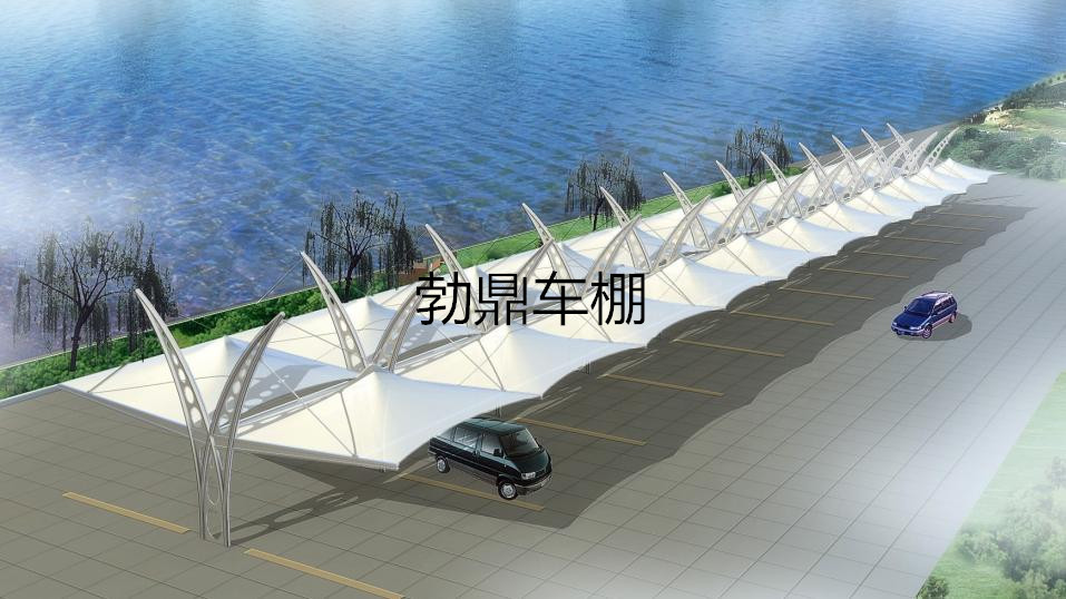 小區(qū)停車棚安裝 別墅私家車棚設(shè)計 廠區(qū)電動自行車棚設(shè)計勃鼎選擇