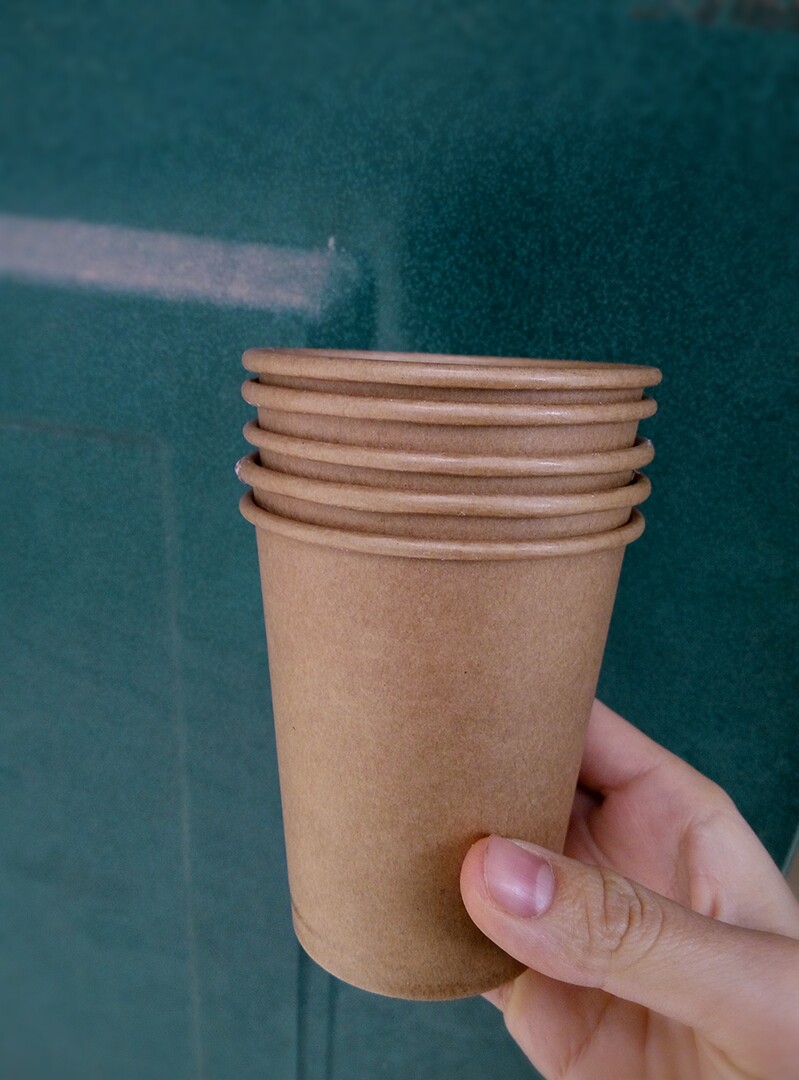 供應(yīng)本色牛皮紙杯、一次性牛皮紙杯，