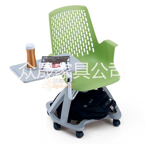 可360度旋轉(zhuǎn)塑料培訓(xùn)學(xué)生椅