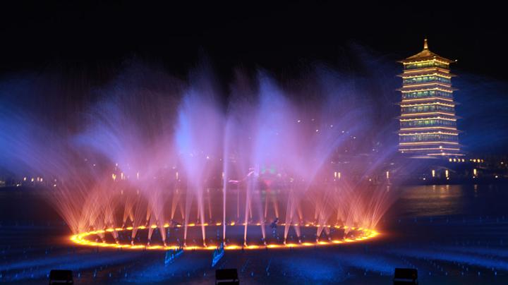 唐縣音樂噴泉制作廠家_恒騰園林建筑工程歡迎咨詢_工程報(bào)價(jià)