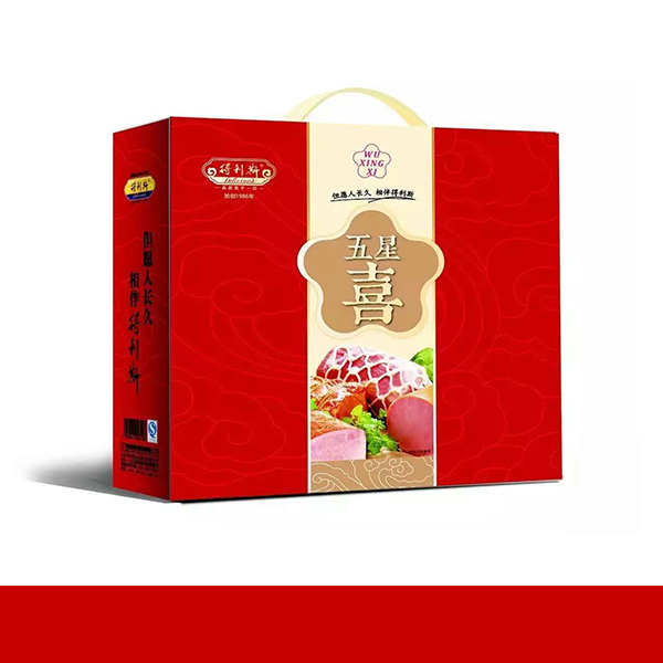 供應(yīng)濟(jì)南喜旺禮盒 年貨禮盒 熟食禮盒廠家直銷