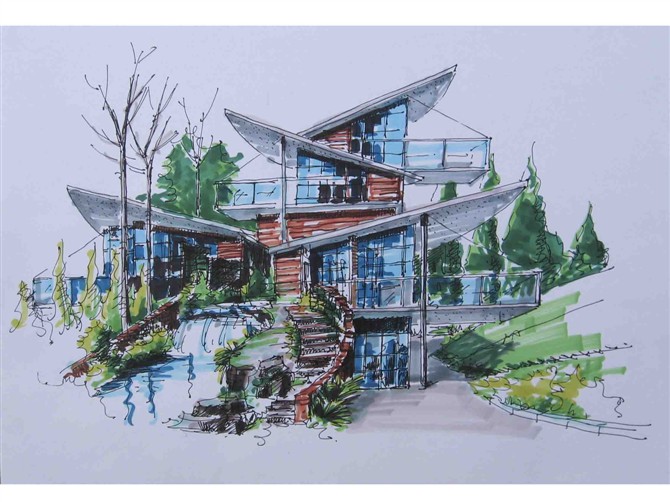 供應(yīng)深圳南山建筑畫園林室內(nèi)手繪培訓(xùn)