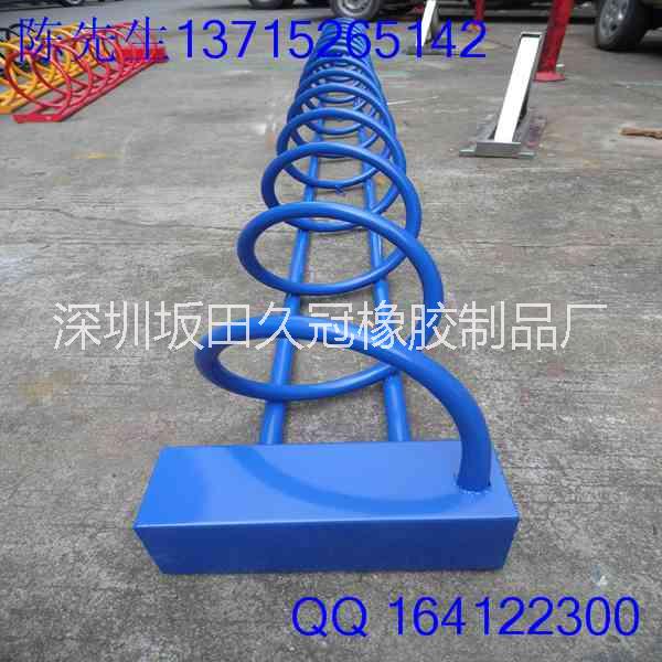 碳素鋼螺旋式自行車停車架