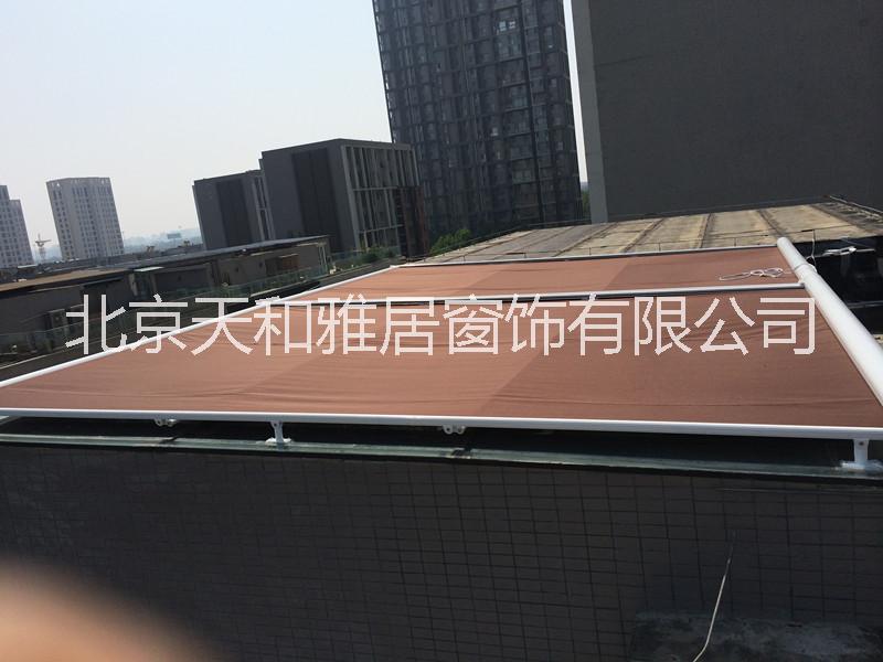 陽(yáng)光房戶外電動(dòng)天幕簾 室頂棚遮陽(yáng)棚軌道遮陽(yáng)棚 雨棚 鋁合陽(yáng)光房 陽(yáng)光房天幕遮陽(yáng)篷