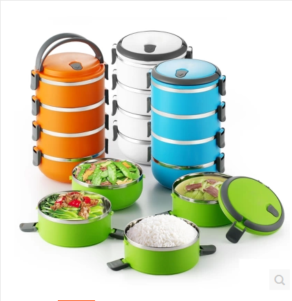 供應(yīng)廠家直銷贈品禮品飯盒不銹鋼密封保溫飯盒學(xué)生便攜便當(dāng)盒防溢漏成人飯盒保溫桶1/2/3/4層提鍋批發(fā)