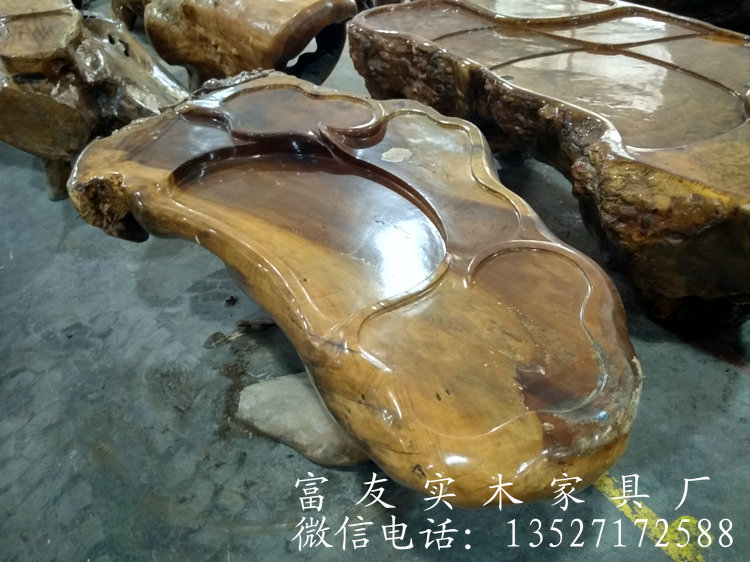 供應(yīng)高端雞翅木根雕花梨木茶幾茶桌奧坎