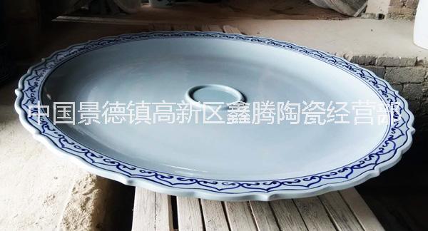 供應(yīng)景德鎮(zhèn)手工陶瓷盤(pán) 擺件陶瓷盤(pán)