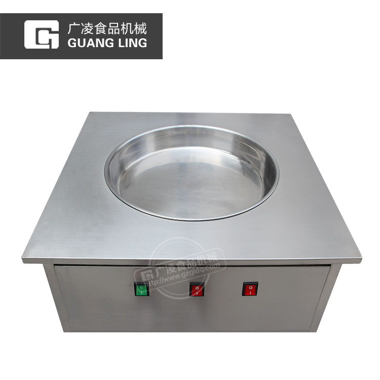 供應(yīng)廣凌牌GL-CA02商用單平鍋炒冰機(jī)