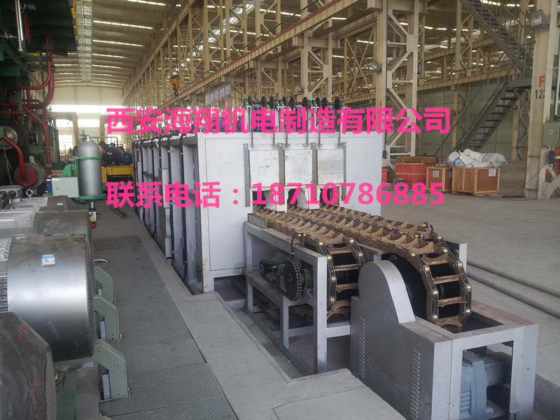 供應(yīng)福建西安海翔銅錠中頻感應(yīng)加熱爐，銅棒加熱爐 型材加熱爐 有色金屬加熱爐