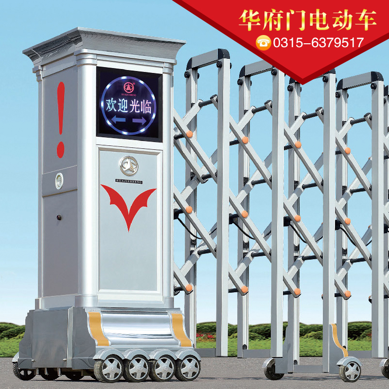 供應廠家直銷生產定制不銹鋼電動門華府門電動車