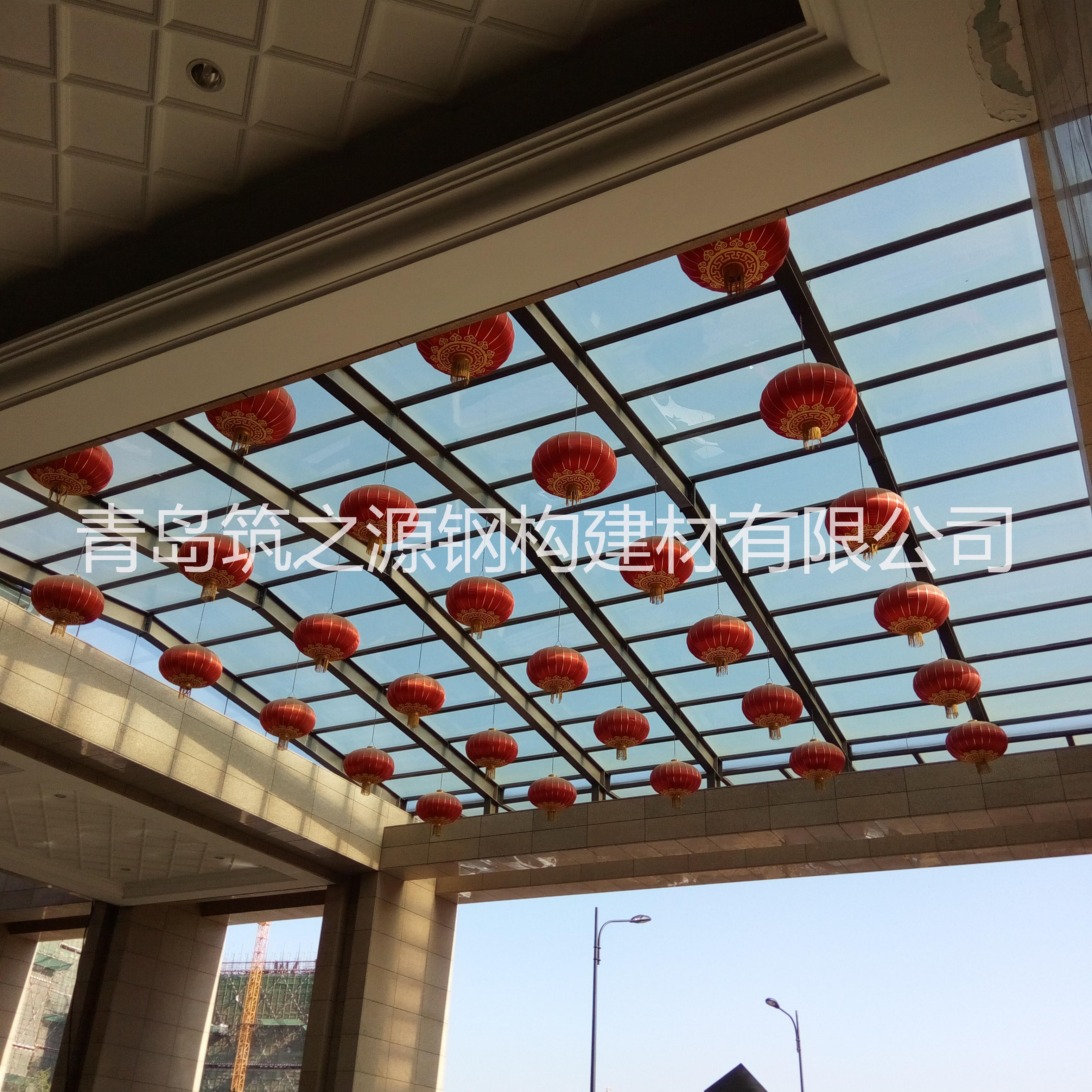 供應(yīng)用于地下商場(chǎng)|會(huì)所|室內(nèi)植物園的玻璃采光頂廠家直銷