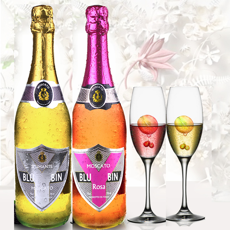 供應(yīng)意大利藍(lán)艷檳莫斯卡托起泡葡萄酒