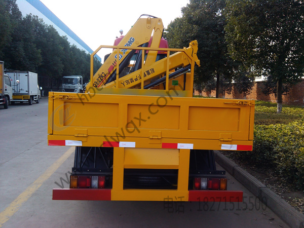 廠家直銷2噸徐工折臂江鈴雙排座隨車吊廠家