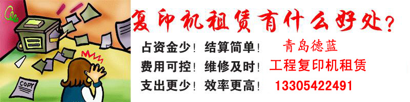 供應青島復印機租賃，德藍*本地市場
