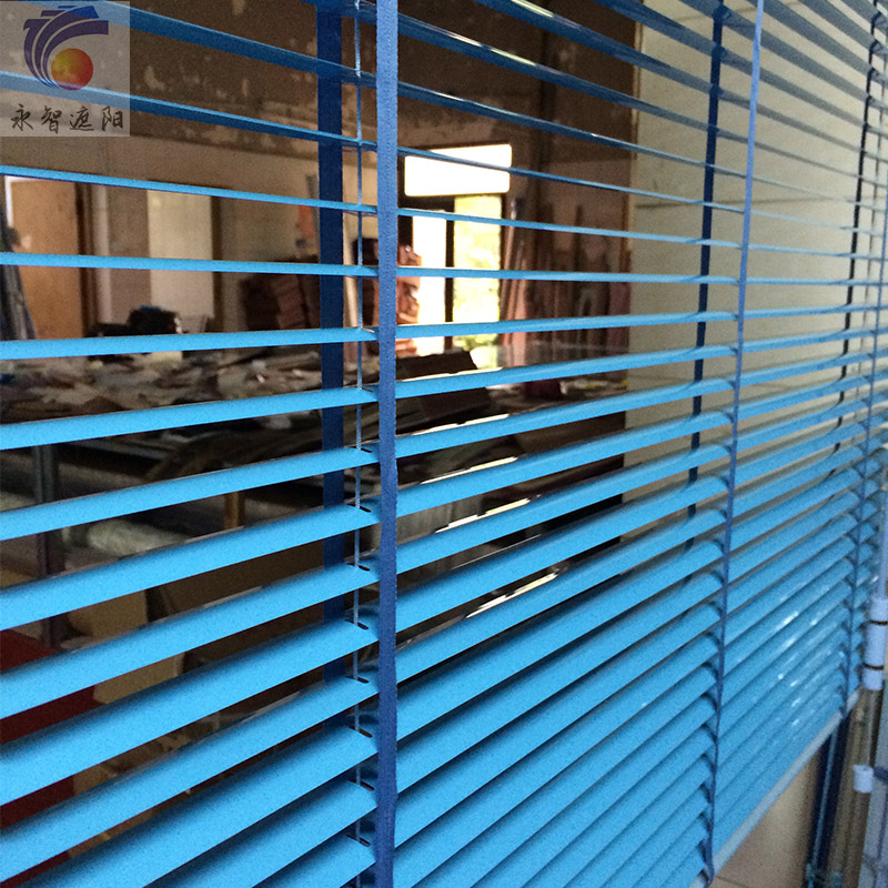 供應(yīng)鋁百葉簾廠家 電動(dòng)拉珠鋁百葉窗簾成品 *通鋁百葉窗簾批發(fā)