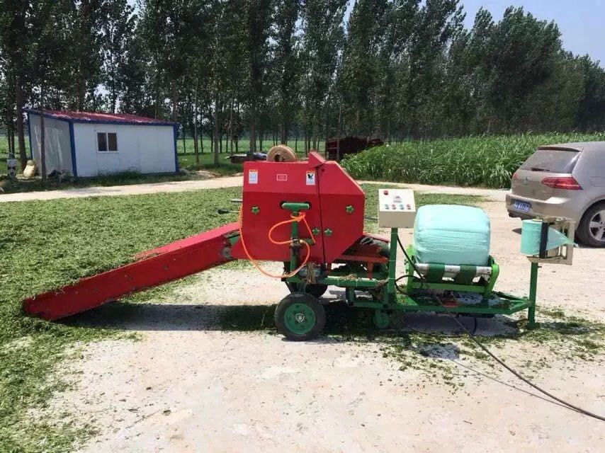 供應(yīng)青儲飼料打捆包膜一體機(jī)廠家直銷打捆機(jī)揉搓機(jī)牧草膜
