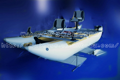 供應(yīng)用于釣魚的4米5雙體鋁合金路亞艇