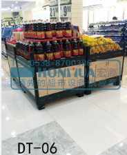 專業(yè)供應(yīng)山東鋼木結(jié)合貨架，百貨堆頭架