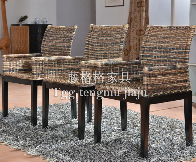 供應用于酒店|餐廳|客廳的藤椅，佛山藤家具，廠家直銷