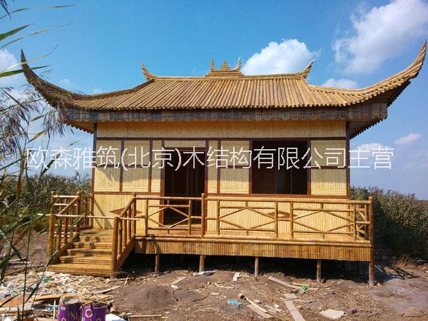供應竹別墅竹屋竹樓竹房子竹籬笆墻
