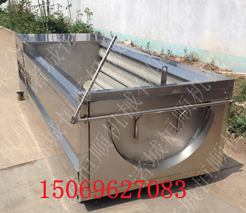 供應(yīng)果蔬去皮清洗機(jī) 不銹鋼毛刷清洗機(jī) 洋蔥去皮機(jī)