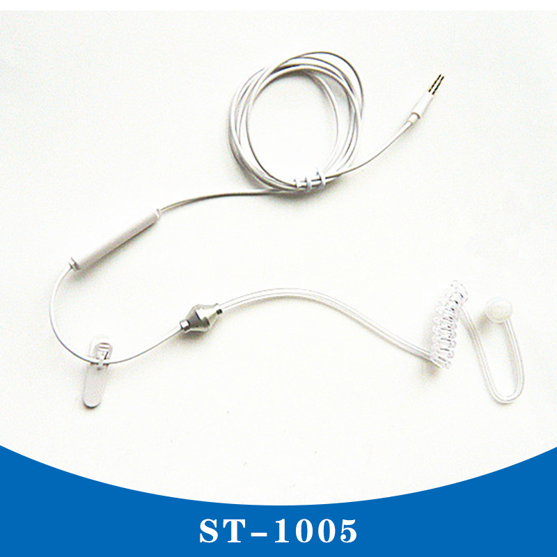 ST-1005手機免提導管耳機 真空導管耳機 手機免提導管耳機價格