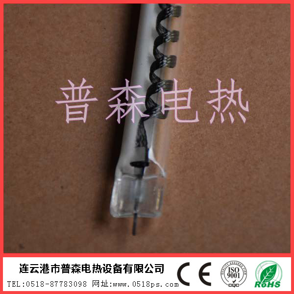 半鍍白石英加熱管 鹵素紅外線鍍白加熱管 半透明鹵素加熱管價(jià)格