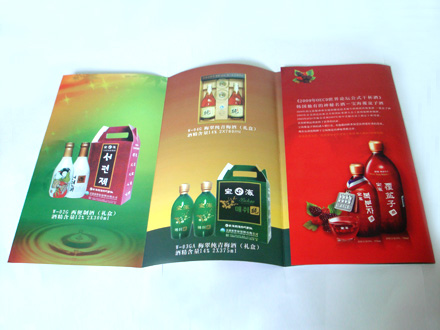 彩頁折頁海報(bào)說明書 彩頁印刷 廣告宣傳單 三折頁印刷