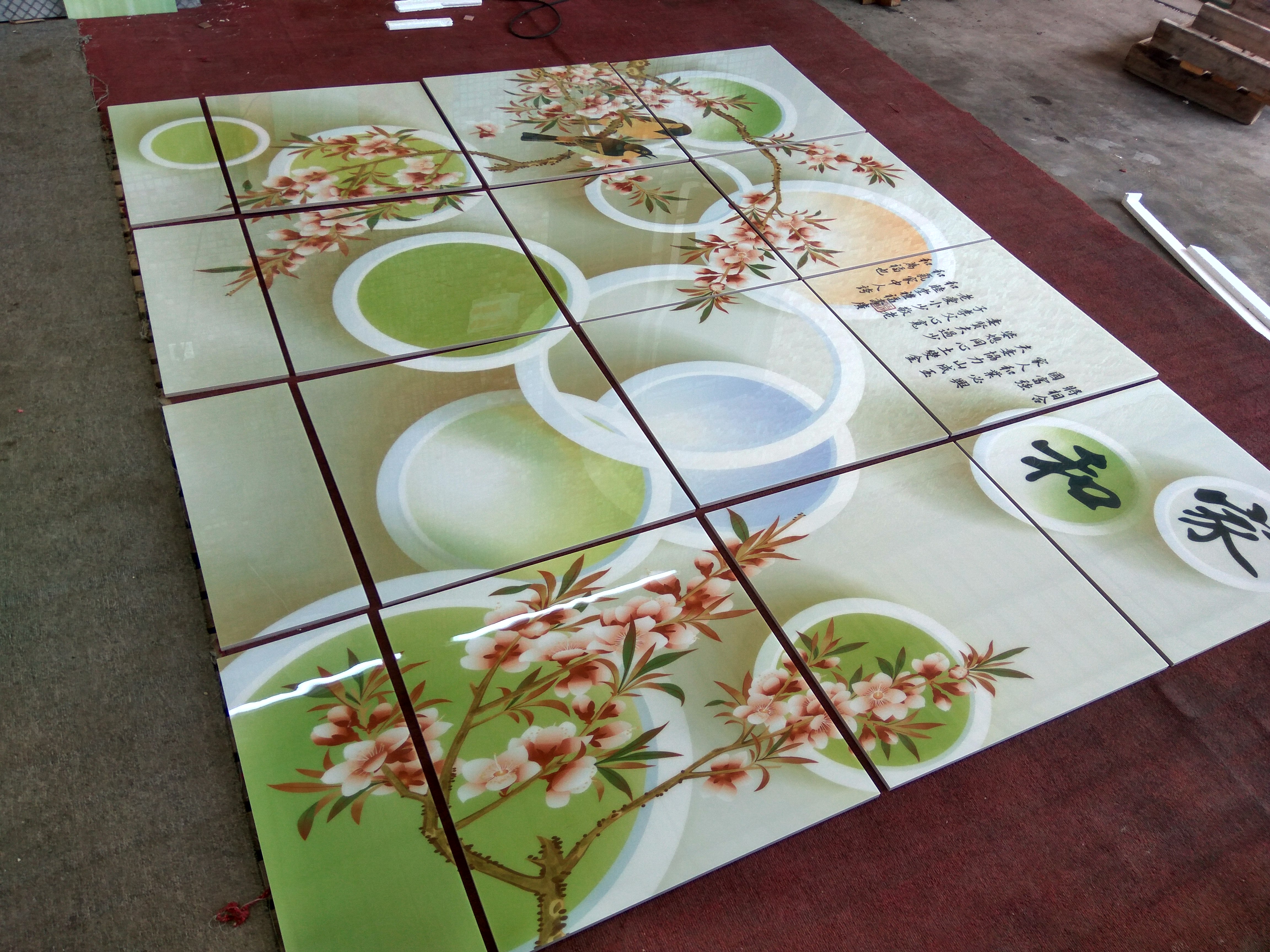 佛山定制藝術(shù)背景墻生產(chǎn)廠家   電視背景墻瓷磚 現(xiàn)代簡約