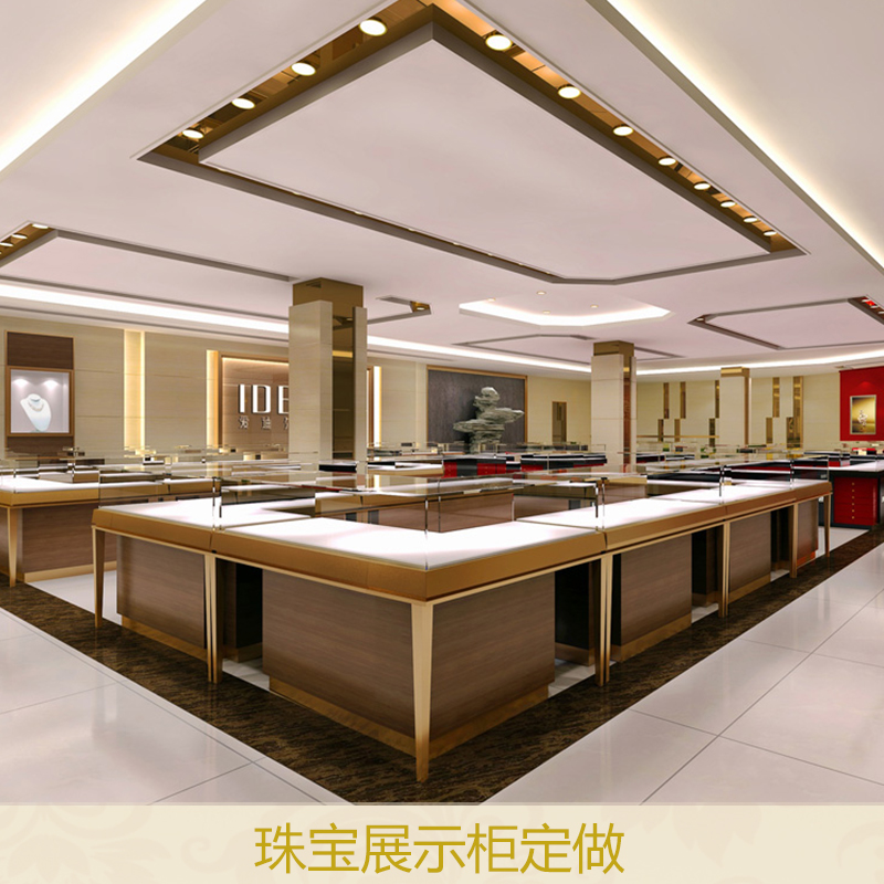 珠寶展示柜定做 不銹鋼珠寶展柜 實木珠寶展柜 仿古珠寶展示柜 珠寶展示柜 木制珠寶展示柜