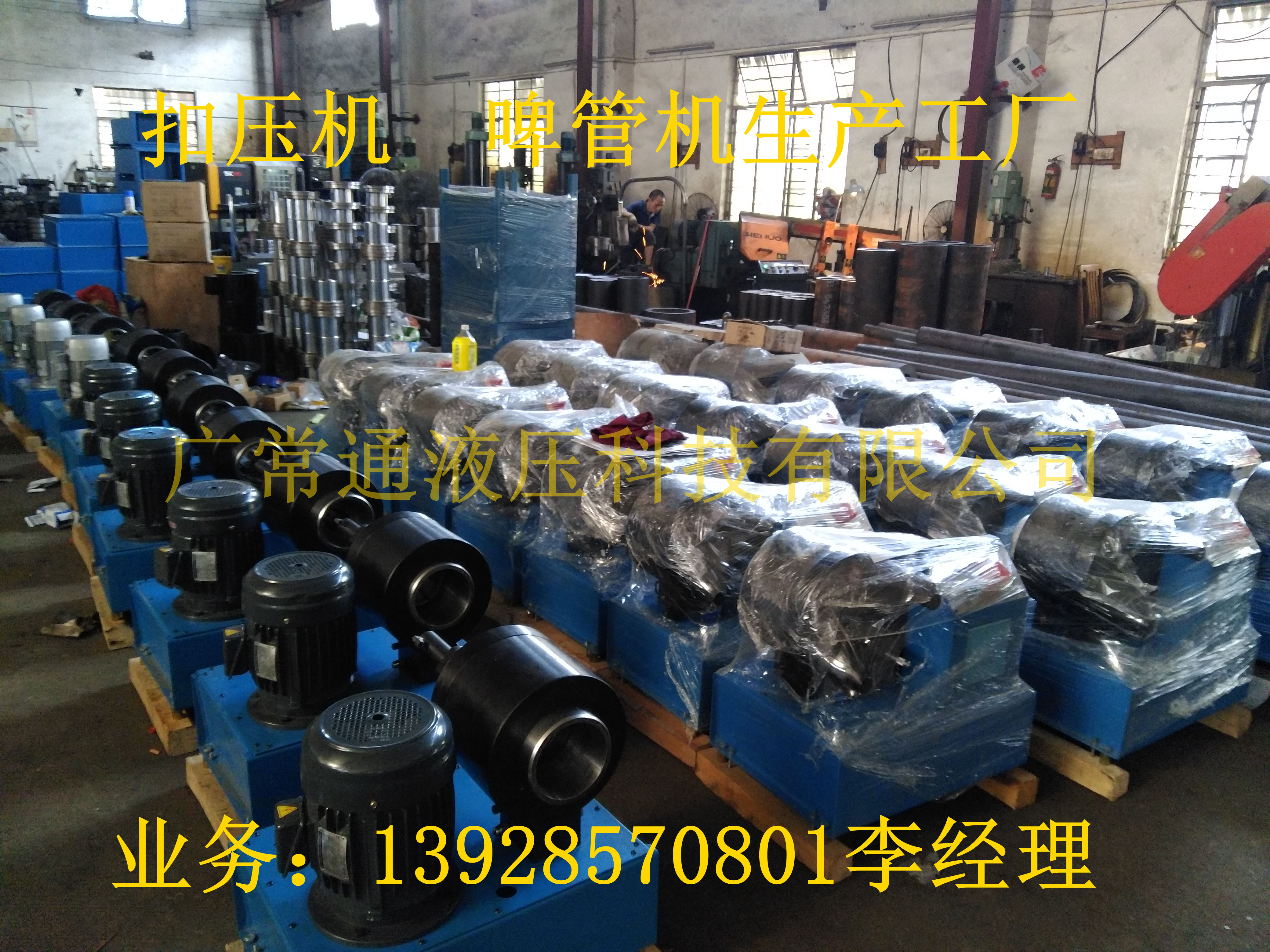 新款扣壓機(jī) 高壓油管膠管壓管機(jī)