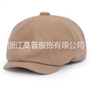 義烏帽廠加厚呢料報(bào)童帽