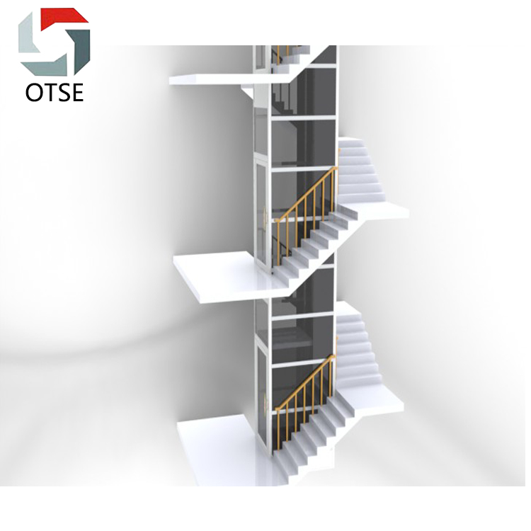 OTSE鋼帶平臺(tái)式別墅觀光電梯 廠家直銷